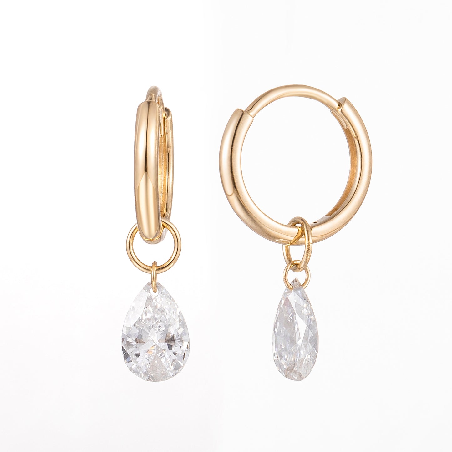 Lab Grown Diamond Earring-ZBE0189-0.30CT-Y