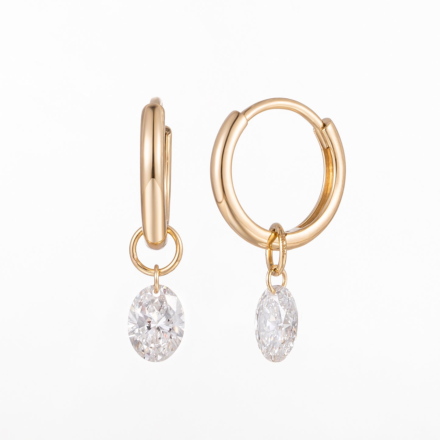 Lab Grown Diamond Earring-ZBE0190-0.30CT