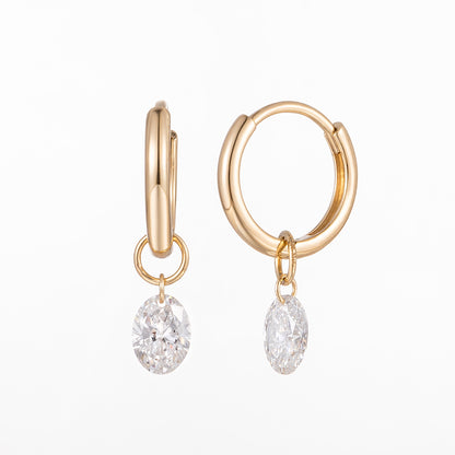 Lab Grown Diamond Earring-ZBE0190-0.30CT