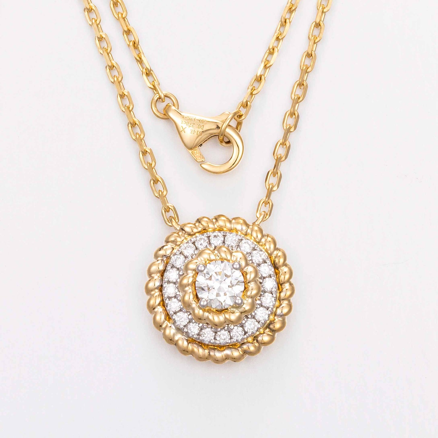 Lab Grown Diamond Necklace-ZBN0003