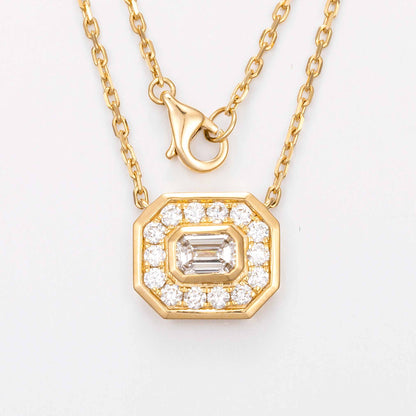 Lab Grown Diamond Necklace-ZBN0005