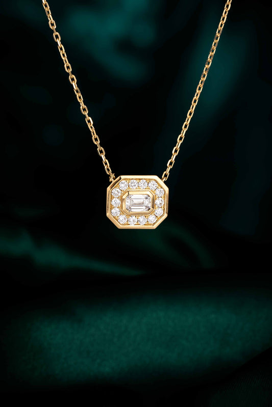 Lab Grown Diamond Necklace-ZBN0005