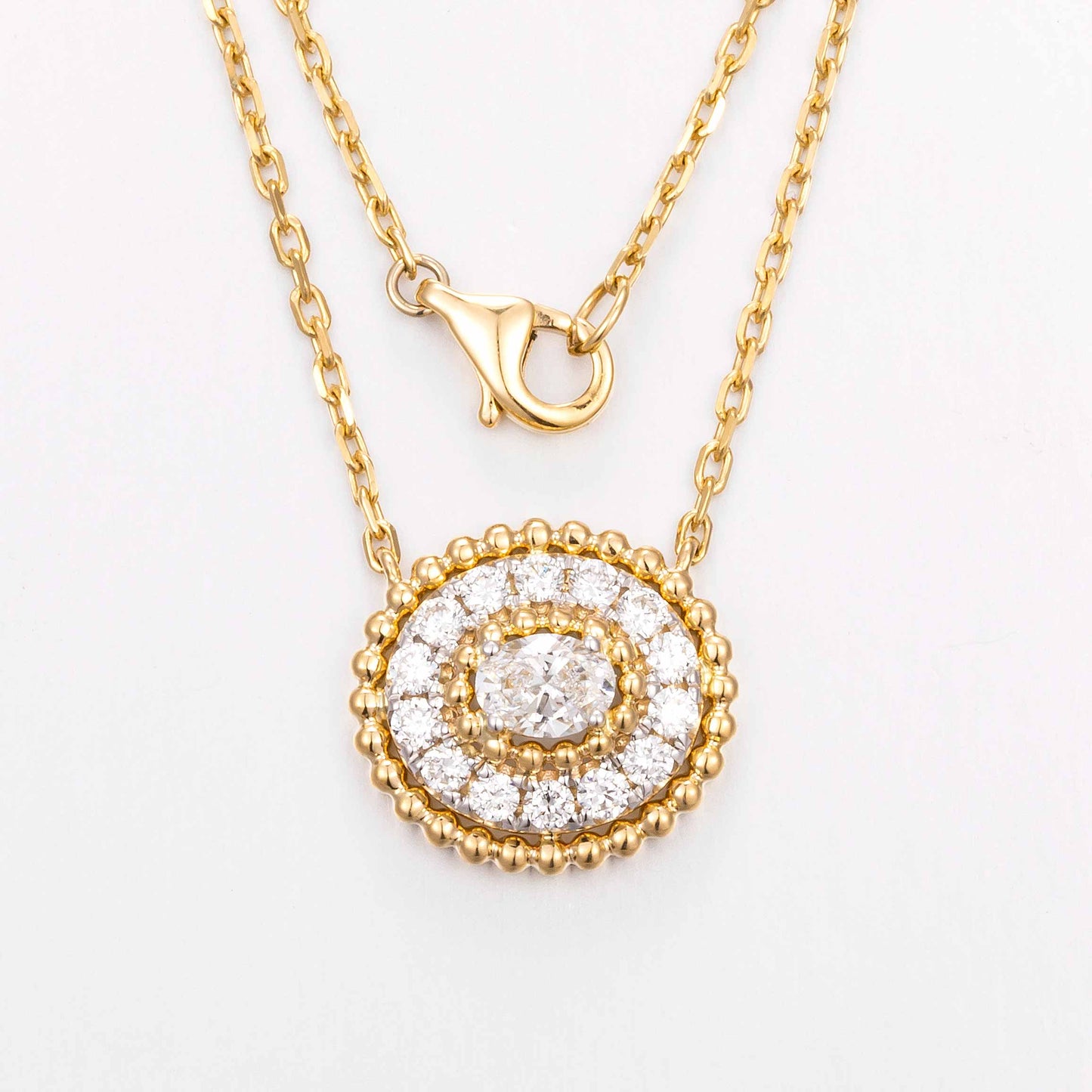 Lab Grown Diamond Necklace-ZBN0006