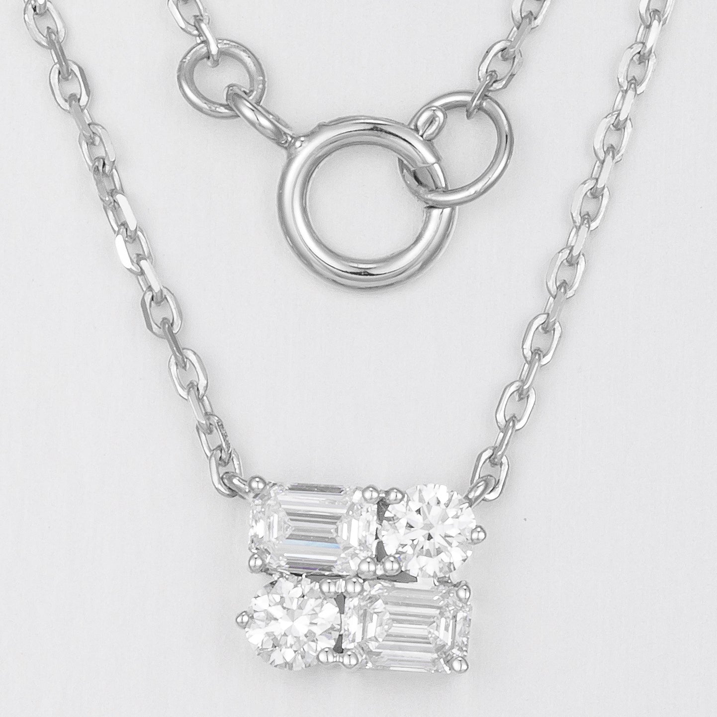 Lab Grown Diamond Necklace-ZBN0007