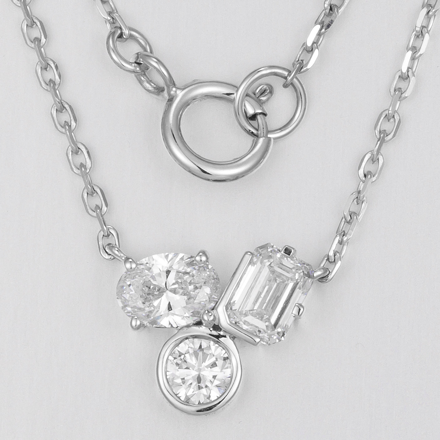 Lab Grown Diamond Necklace-ZBN0008