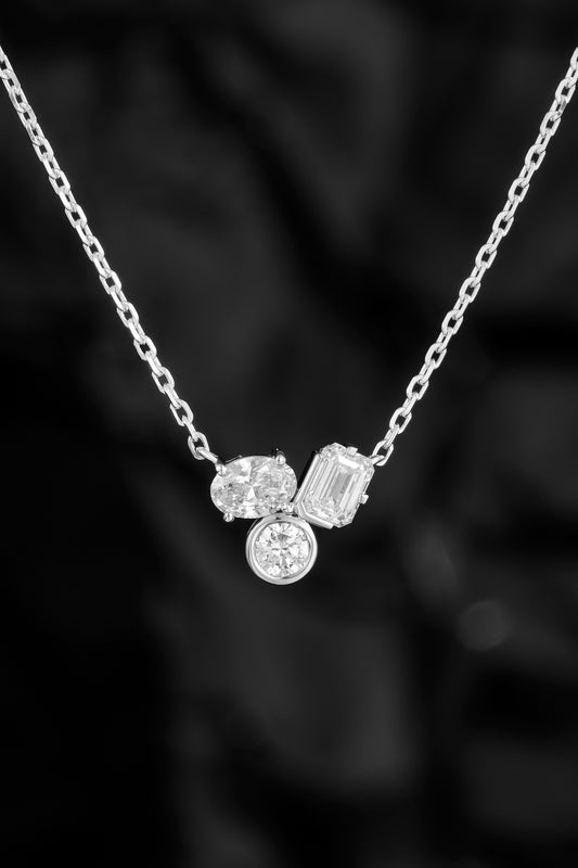 Lab Grown Diamond Necklace-ZBN0008