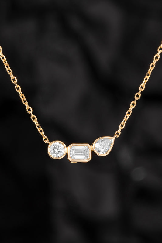 Lab Grown Diamond Necklace-ZBN0009