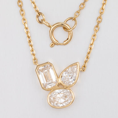 Lab Grown Diamond Necklace-ZBN0010