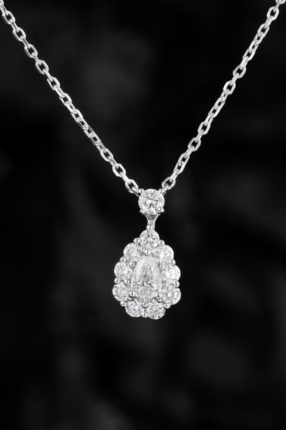 Lab Grown Diamond Necklace-ZBN0011