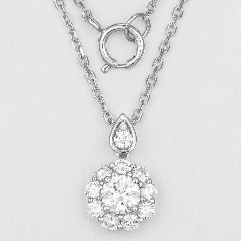 Lab Grown Diamond Necklace-ZBN0013