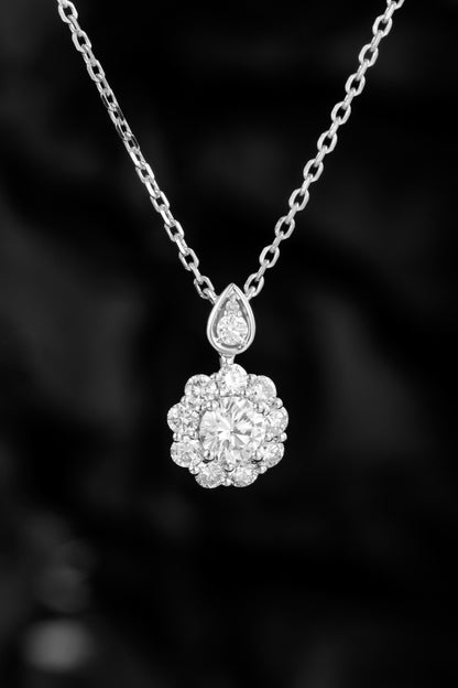 Lab Grown Diamond Necklace-ZBN0013