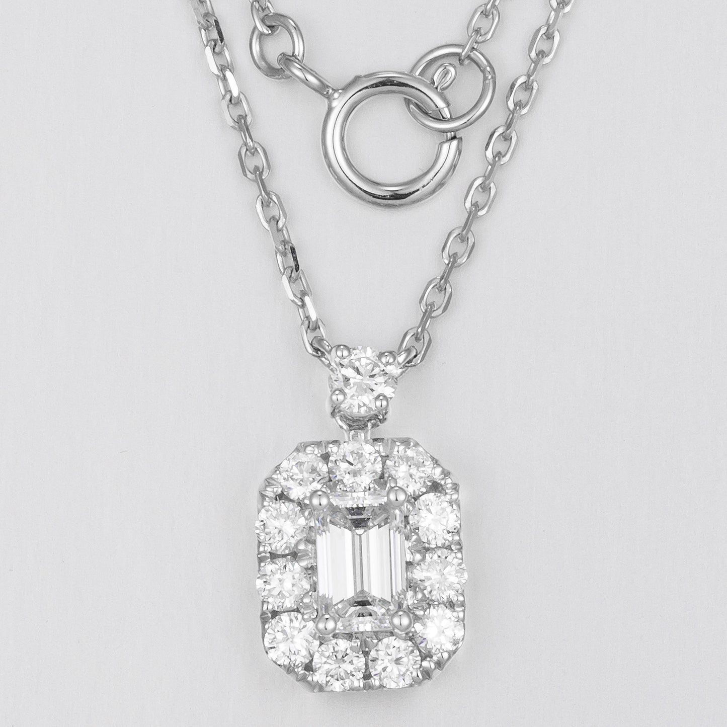 Lab Grown Diamond Necklace-ZBN0014