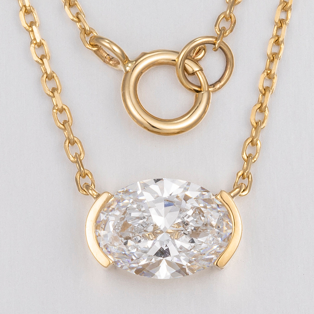 Lab Grown Diamond Necklace-ZBN0019