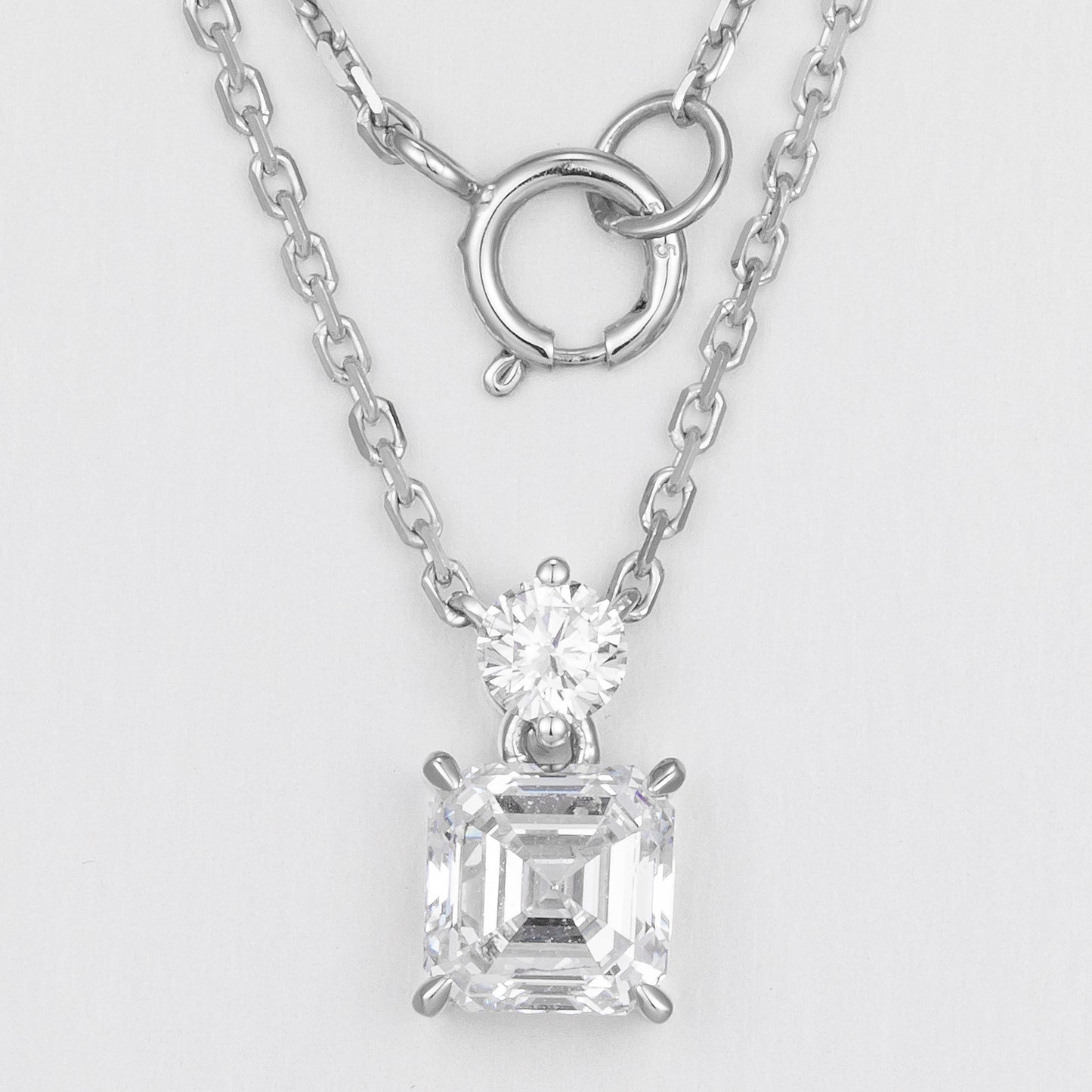 Lab Grown Diamond Necklace-ZBN0021