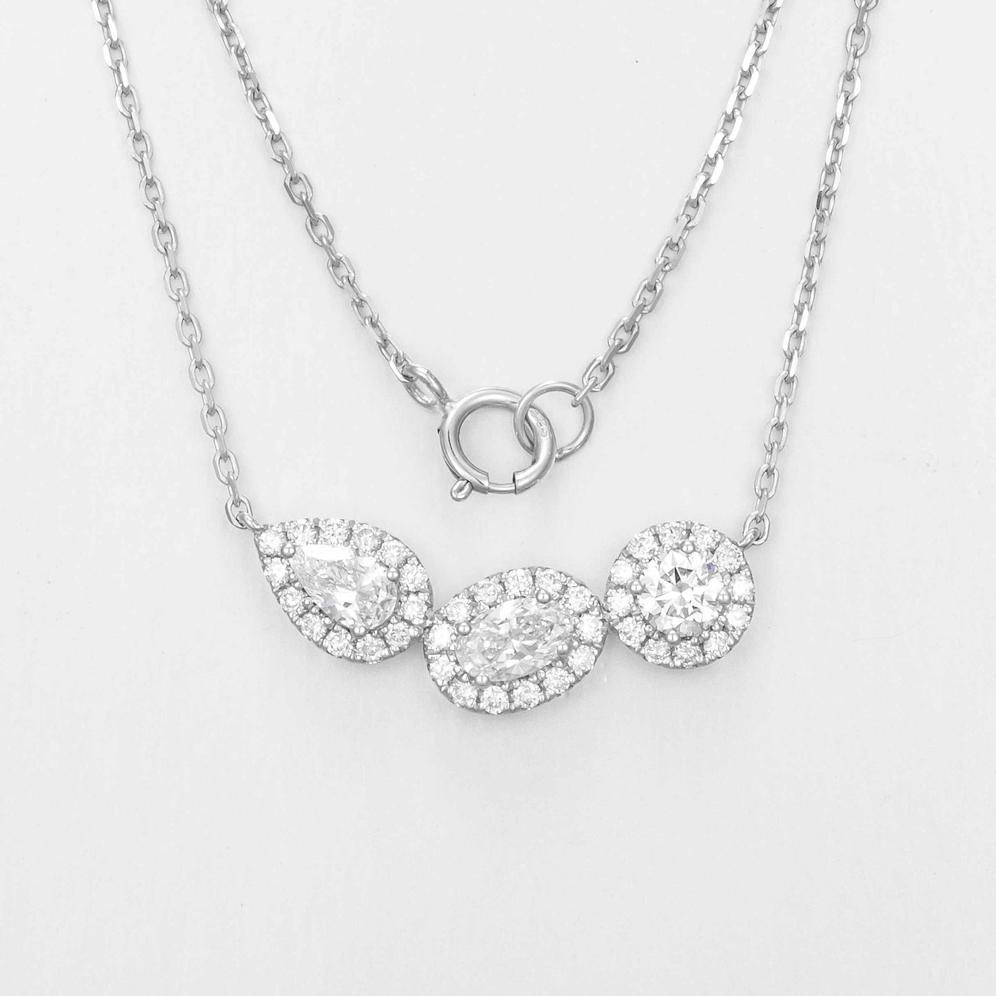 Lab Grown Diamond Necklace-ZBN0022