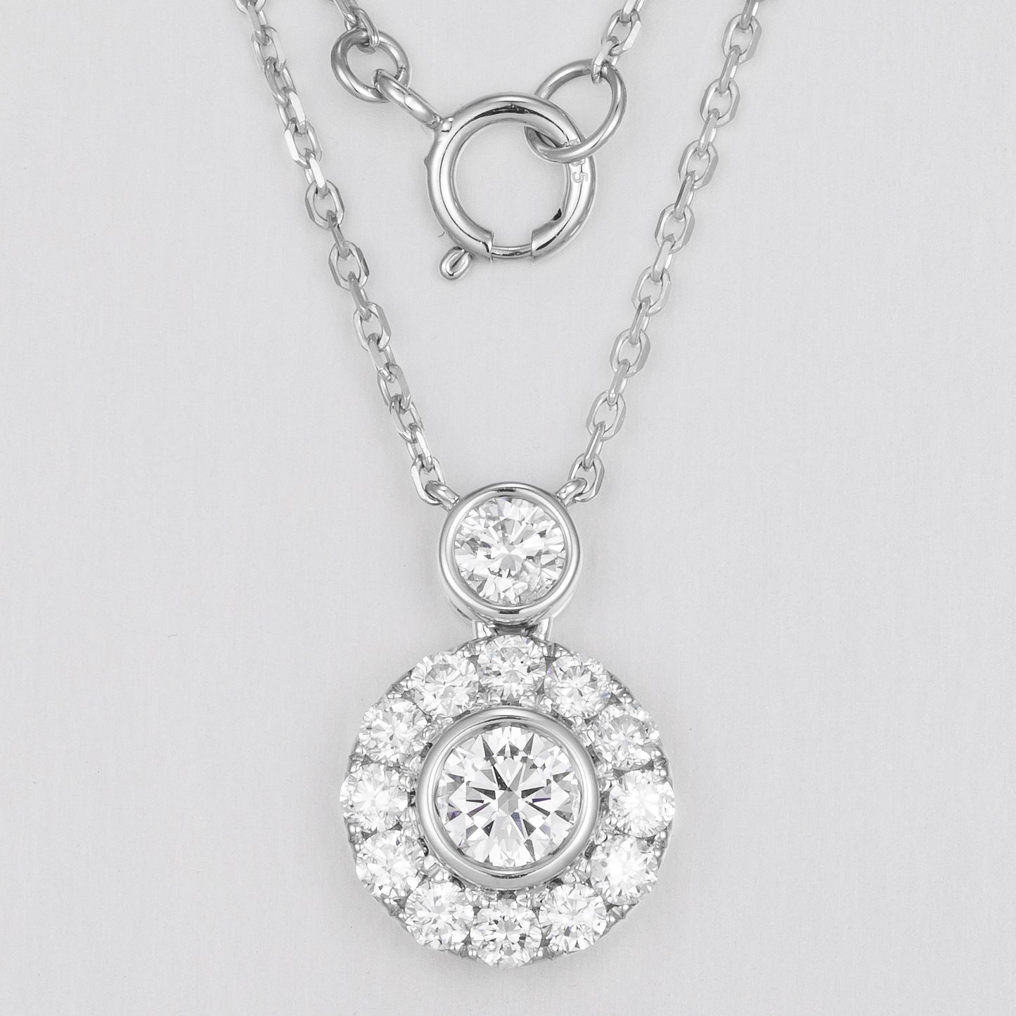 Lab Grown Diamond Necklace-ZBN0025