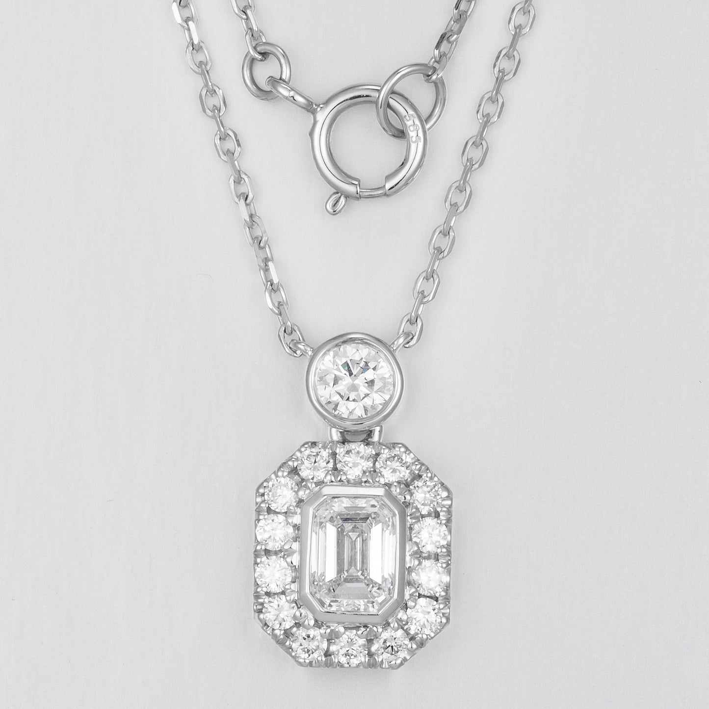 Lab Grown Diamond Necklace-ZBN0027