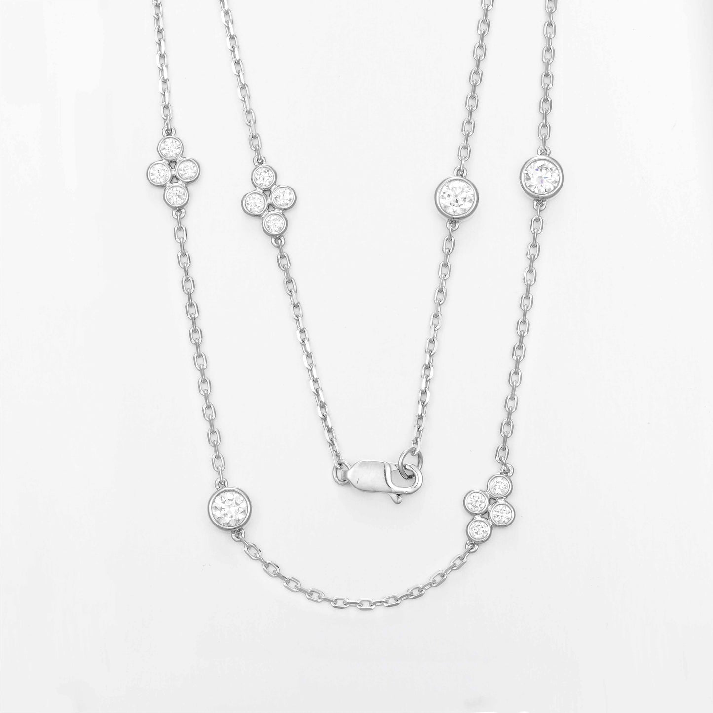 Lab Grown Diamond Necklace-ZBN0029