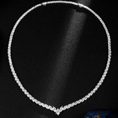 Lab Grown Diamond Necklace-ZBN0032