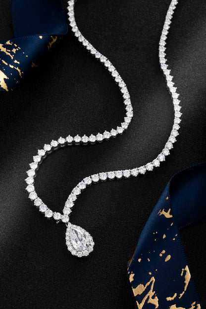 Lab Grown Diamond Necklace-ZBN0037