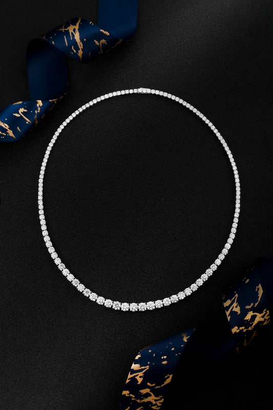 Lab Grown Diamond Necklace-ZBN0044