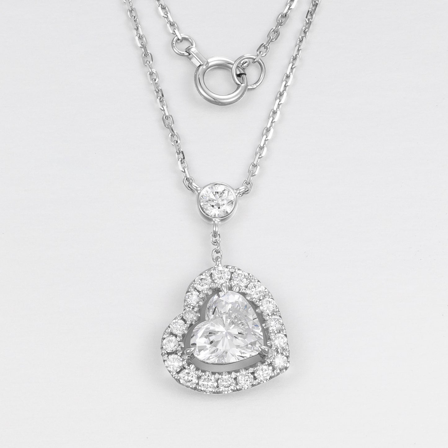 Lab Grown Diamond Necklace-ZBN0058