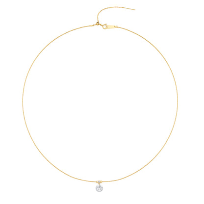 Lab Grown Diamond Necklace-ZBN0082-0.9CT