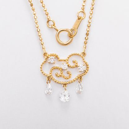 Lab Grown Diamond Necklace-ZBN0088-1