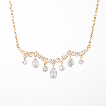 Lab Grown Diamond Necklace-ZBN0090-1