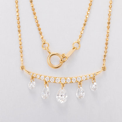 Lab Grown Diamond Necklace-ZBN0091-1
