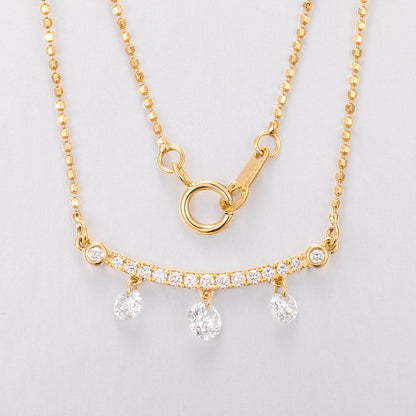Lab Grown Diamond Necklace-ZBN0092-1
