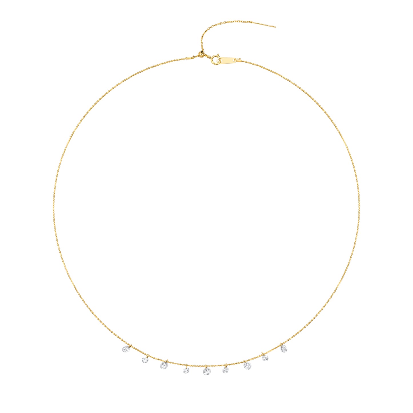 Lab Grown Diamond Necklace-ZBN0093