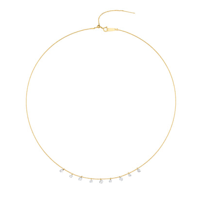 Lab Grown Diamond Necklace-ZBN0093