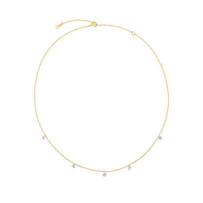Lab Grown Diamond Necklace-ZBN0095