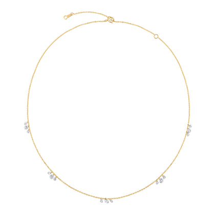 Lab Grown Diamond Necklace-ZBN0097