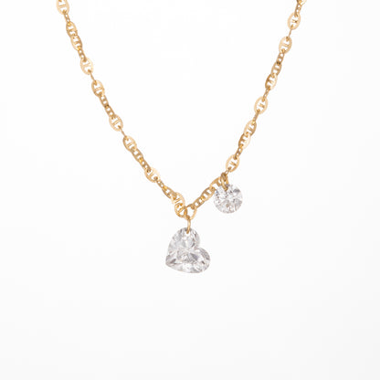 Lab Grown Diamond Necklace-ZBN0104