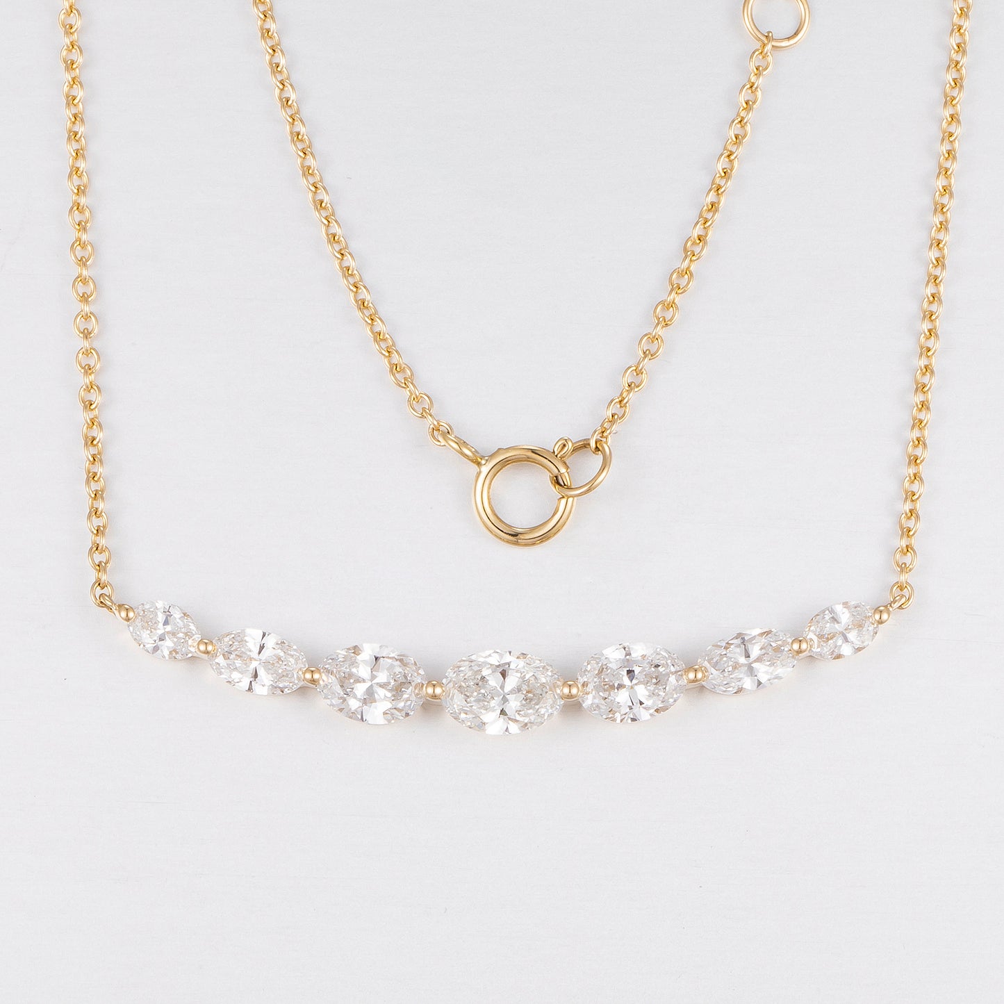 Lab Grown Diamond Necklace-ZBN0108