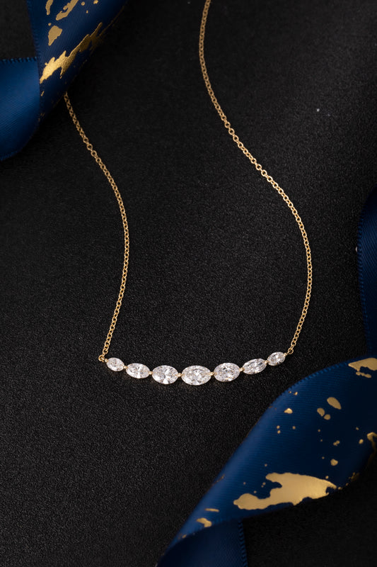 Lab Grown Diamond Necklace-ZBN0108