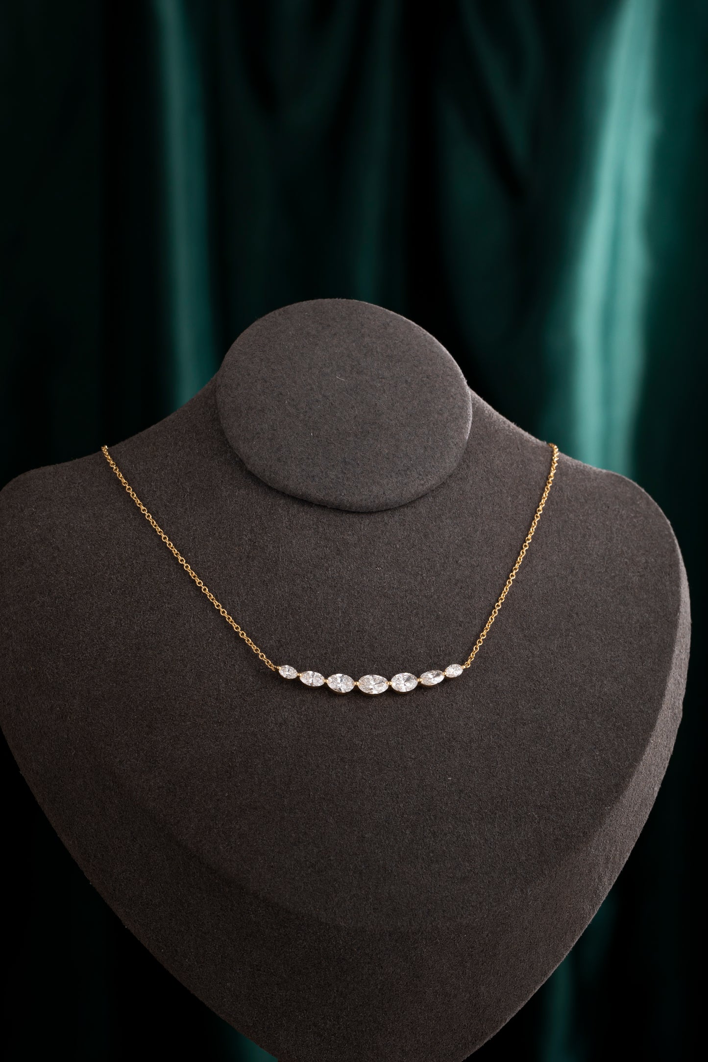 Lab Grown Diamond Necklace-ZBN0108