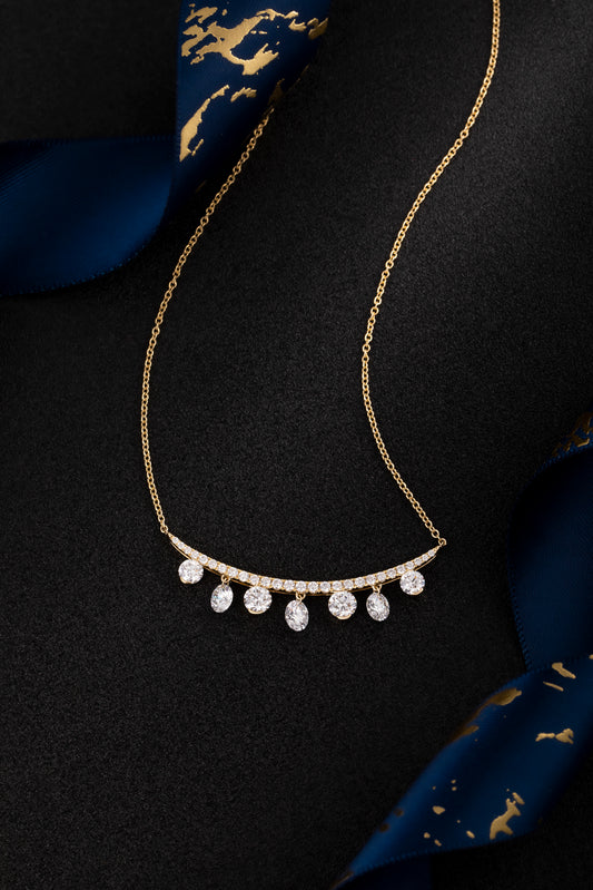 Lab Grown Diamond Necklace-ZBN0109