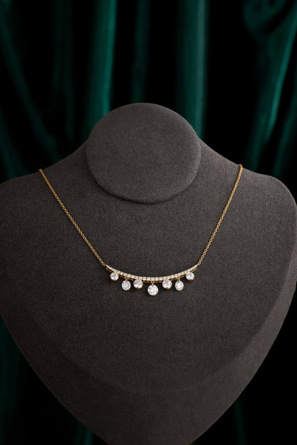 Lab Grown Diamond Necklace-ZBN0109