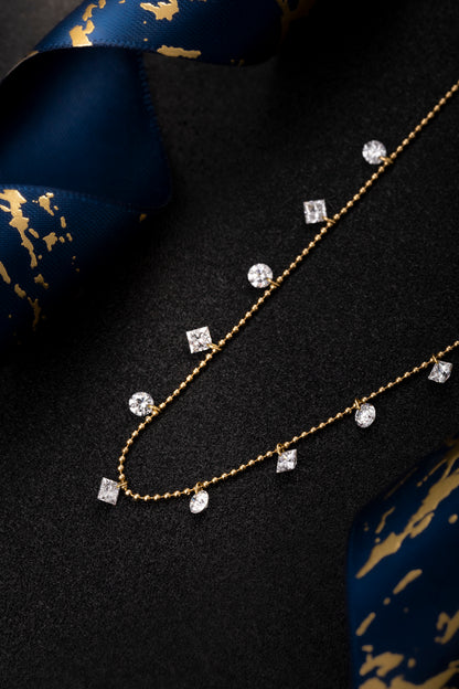 Lab Grown Diamond Necklace-ZBN0114-1