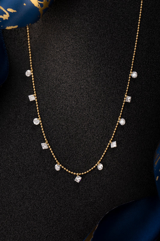 Lab Grown Diamond Necklace-ZBN0114-1
