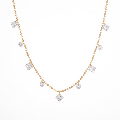 Lab Grown Diamond Necklace-ZBN0114