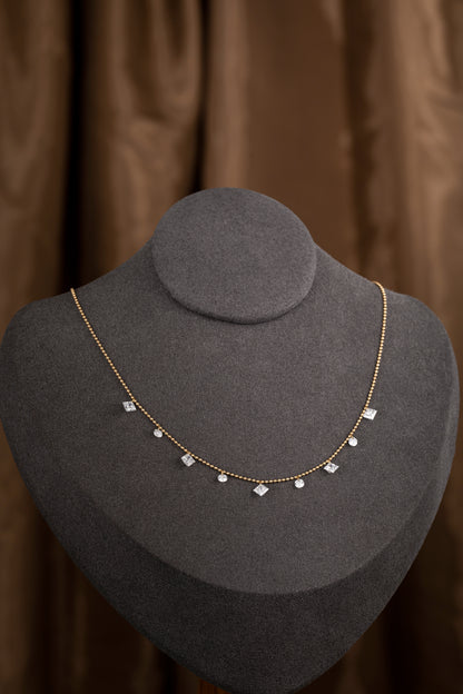 Lab Grown Diamond Necklace-ZBN0114