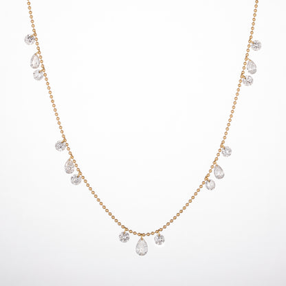 Lab Grown Diamond Necklace-ZBN0116