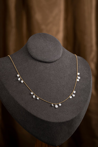 Lab Grown Diamond Necklace-ZBN0116