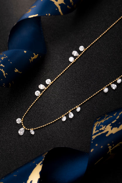 Lab Grown Diamond Necklace-ZBN0116