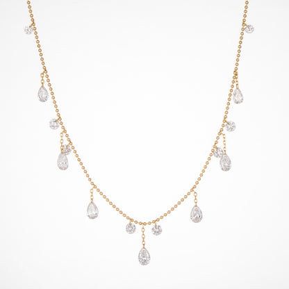 Lab Grown Diamond Necklace-ZBN0117