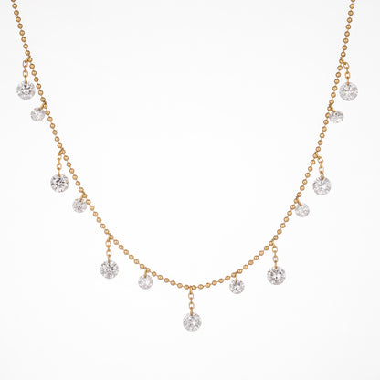 Lab Grown Diamond Necklace-ZBN0120